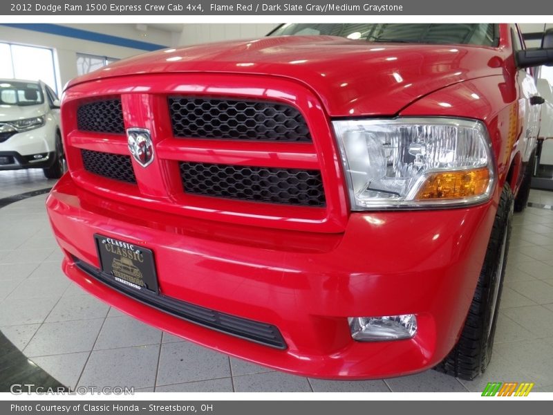 Flame Red / Dark Slate Gray/Medium Graystone 2012 Dodge Ram 1500 Express Crew Cab 4x4