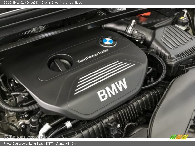 Glacier Silver Metallic / Black 2016 BMW X1 xDrive28i