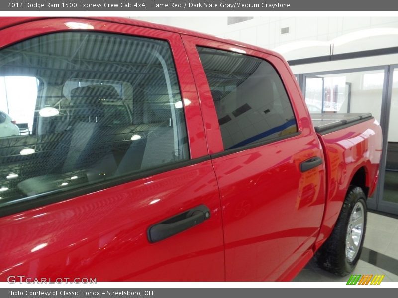 Flame Red / Dark Slate Gray/Medium Graystone 2012 Dodge Ram 1500 Express Crew Cab 4x4