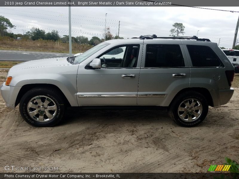 Bright Silver Metallic / Dark Slate Gray/Light Graystone 2010 Jeep Grand Cherokee Limited 4x4