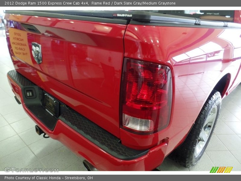 Flame Red / Dark Slate Gray/Medium Graystone 2012 Dodge Ram 1500 Express Crew Cab 4x4