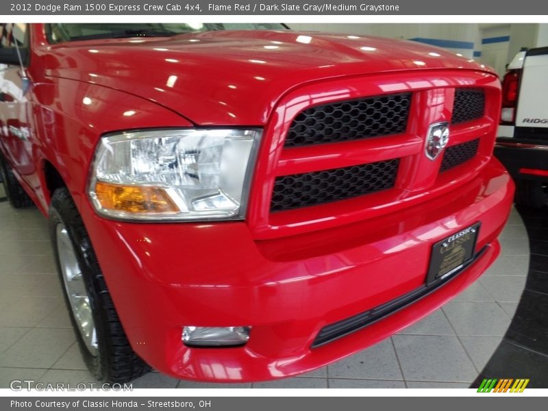 Flame Red / Dark Slate Gray/Medium Graystone 2012 Dodge Ram 1500 Express Crew Cab 4x4