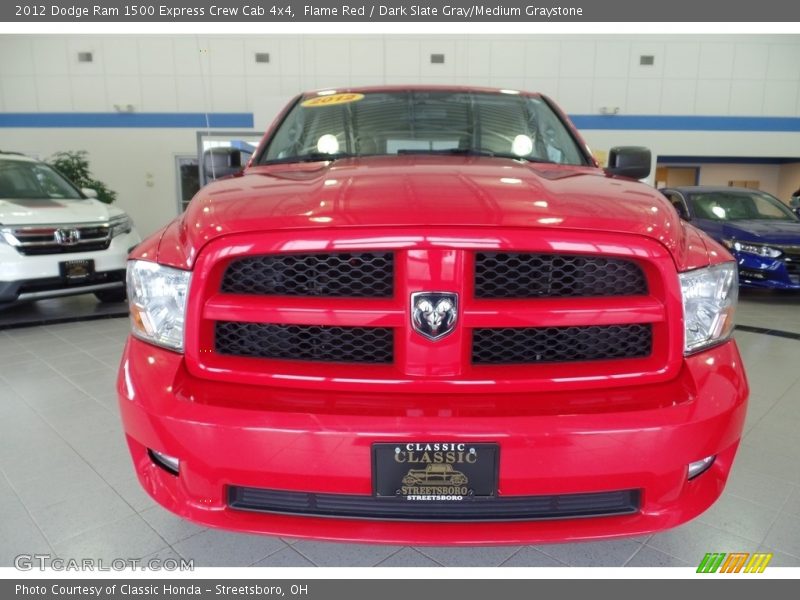 Flame Red / Dark Slate Gray/Medium Graystone 2012 Dodge Ram 1500 Express Crew Cab 4x4