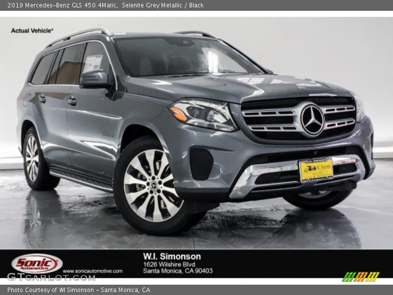 Selenite Grey Metallic / Black 2019 Mercedes-Benz GLS 450 4Matic