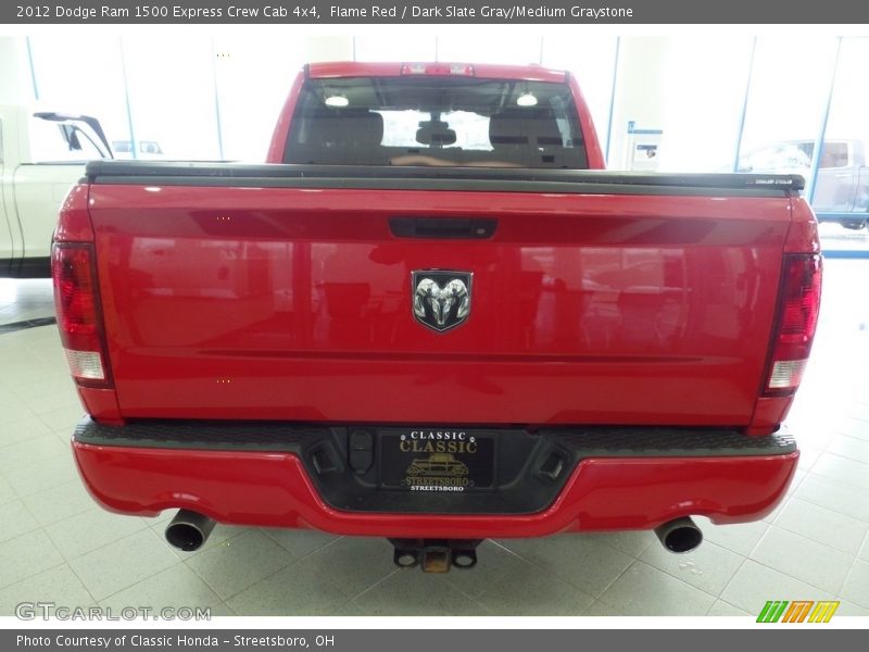 Flame Red / Dark Slate Gray/Medium Graystone 2012 Dodge Ram 1500 Express Crew Cab 4x4