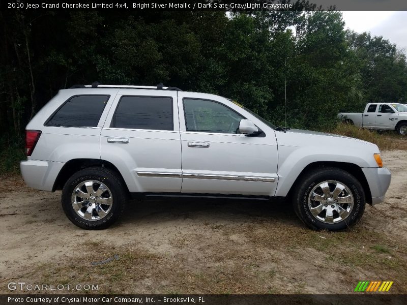 Bright Silver Metallic / Dark Slate Gray/Light Graystone 2010 Jeep Grand Cherokee Limited 4x4