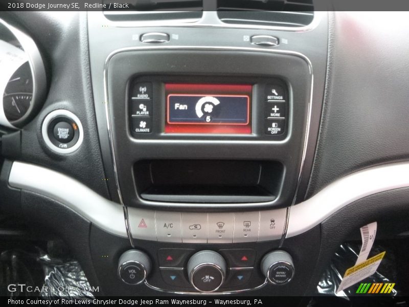 Redline / Black 2018 Dodge Journey SE