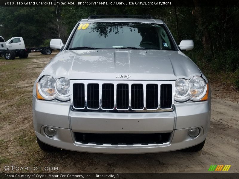 Bright Silver Metallic / Dark Slate Gray/Light Graystone 2010 Jeep Grand Cherokee Limited 4x4