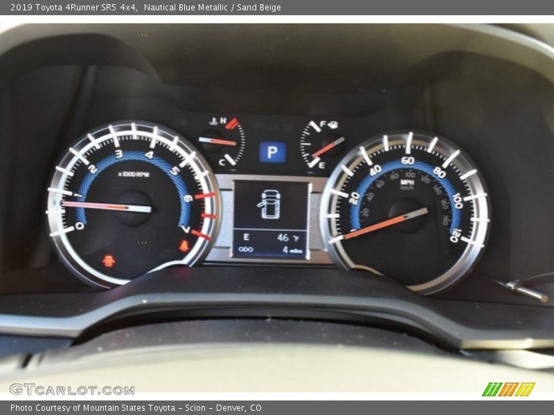 Nautical Blue Metallic / Sand Beige 2019 Toyota 4Runner SR5 4x4