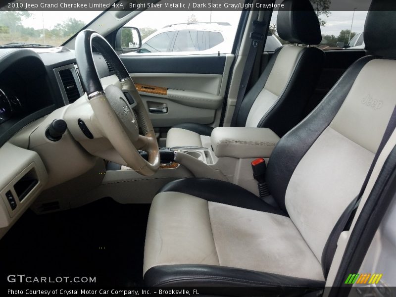 Bright Silver Metallic / Dark Slate Gray/Light Graystone 2010 Jeep Grand Cherokee Limited 4x4