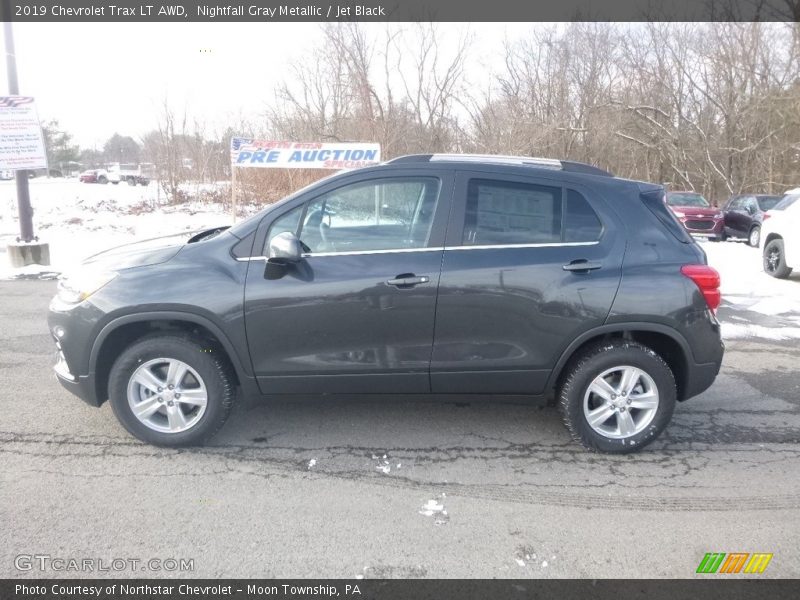 Nightfall Gray Metallic / Jet Black 2019 Chevrolet Trax LT AWD