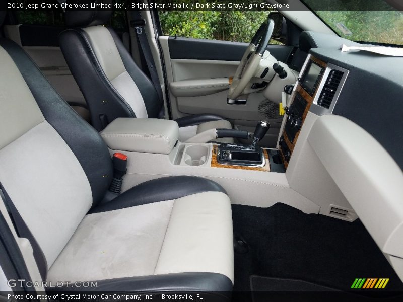 Bright Silver Metallic / Dark Slate Gray/Light Graystone 2010 Jeep Grand Cherokee Limited 4x4