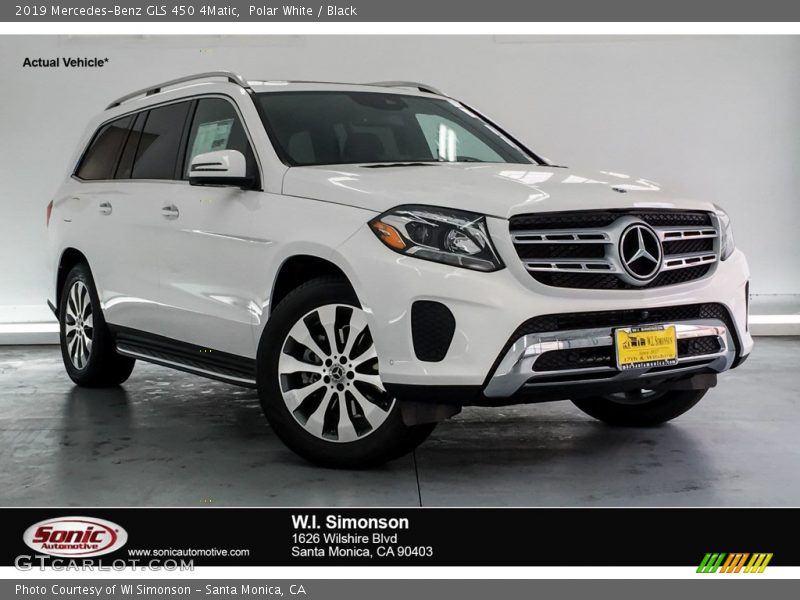 Polar White / Black 2019 Mercedes-Benz GLS 450 4Matic