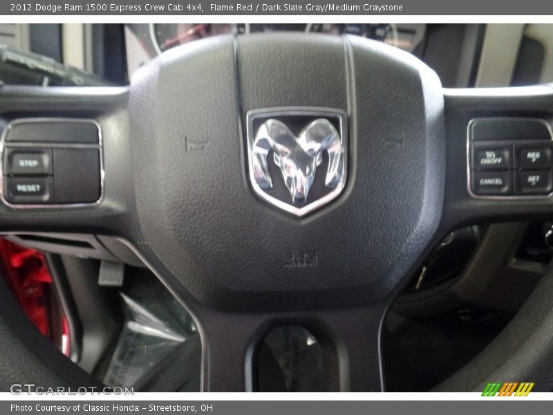 Flame Red / Dark Slate Gray/Medium Graystone 2012 Dodge Ram 1500 Express Crew Cab 4x4