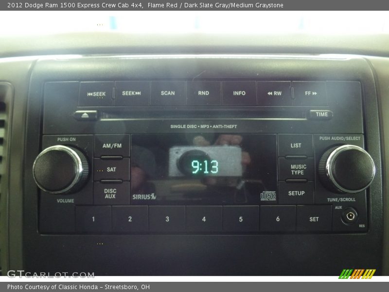 Flame Red / Dark Slate Gray/Medium Graystone 2012 Dodge Ram 1500 Express Crew Cab 4x4