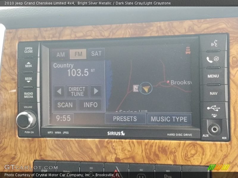 Bright Silver Metallic / Dark Slate Gray/Light Graystone 2010 Jeep Grand Cherokee Limited 4x4