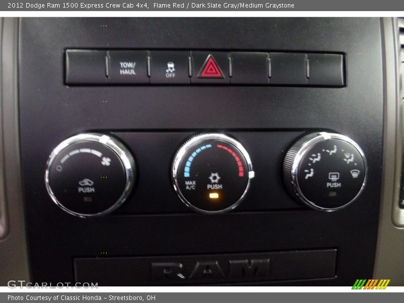 Flame Red / Dark Slate Gray/Medium Graystone 2012 Dodge Ram 1500 Express Crew Cab 4x4
