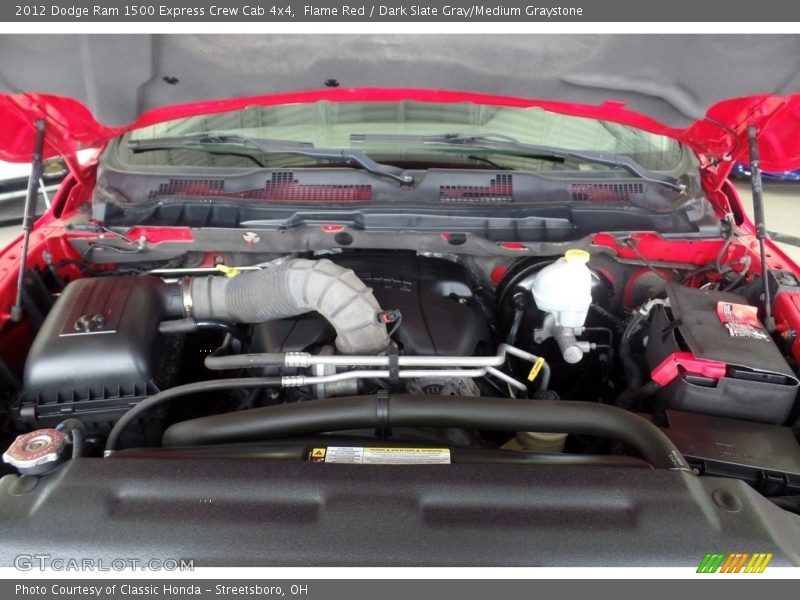 Flame Red / Dark Slate Gray/Medium Graystone 2012 Dodge Ram 1500 Express Crew Cab 4x4
