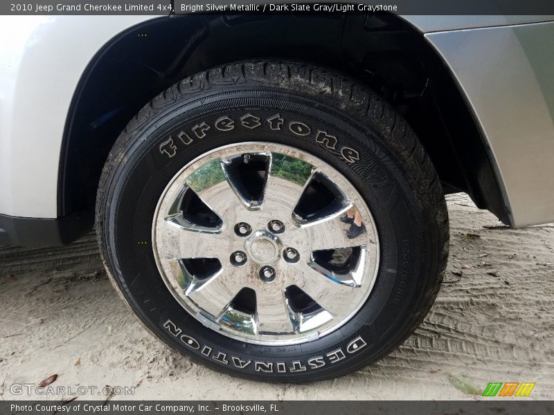 Bright Silver Metallic / Dark Slate Gray/Light Graystone 2010 Jeep Grand Cherokee Limited 4x4
