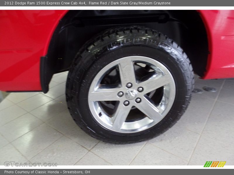 Flame Red / Dark Slate Gray/Medium Graystone 2012 Dodge Ram 1500 Express Crew Cab 4x4