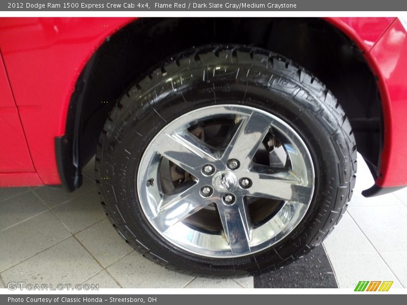 Flame Red / Dark Slate Gray/Medium Graystone 2012 Dodge Ram 1500 Express Crew Cab 4x4