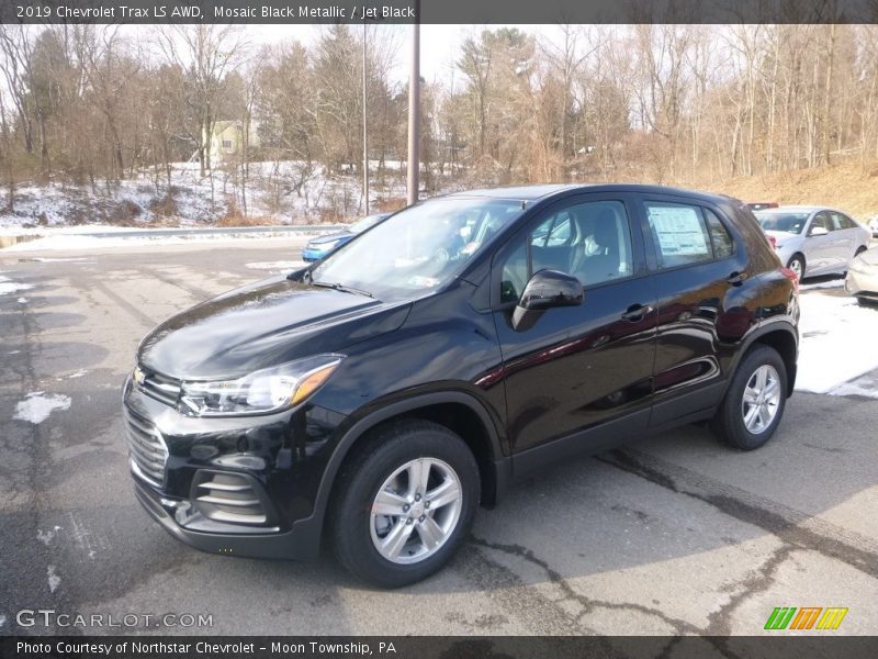Mosaic Black Metallic / Jet Black 2019 Chevrolet Trax LS AWD