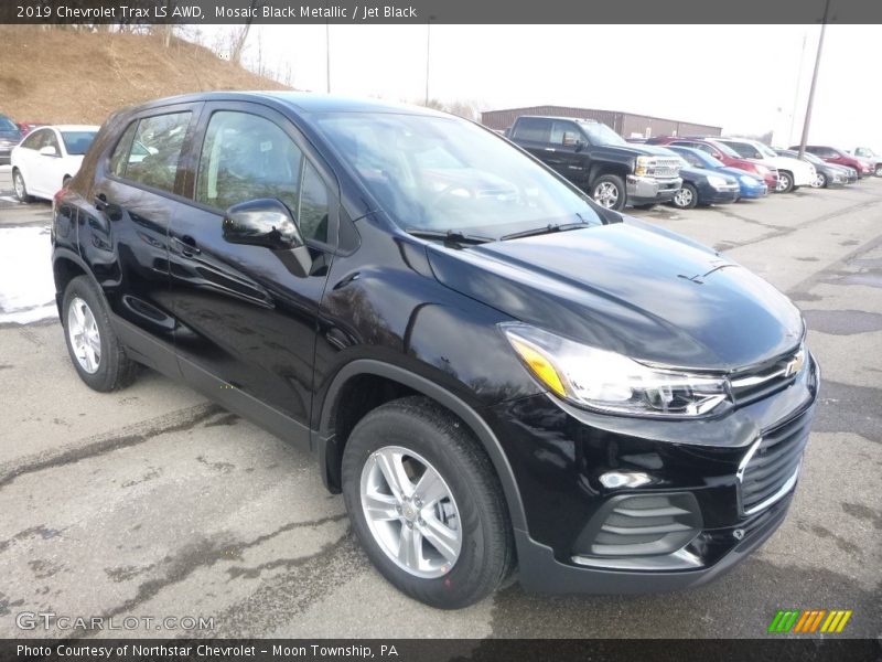 Mosaic Black Metallic / Jet Black 2019 Chevrolet Trax LS AWD