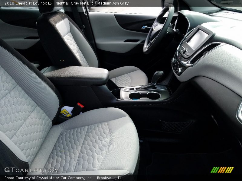 Nightfall Gray Metallic / Medium Ash Gray 2018 Chevrolet Equinox LS