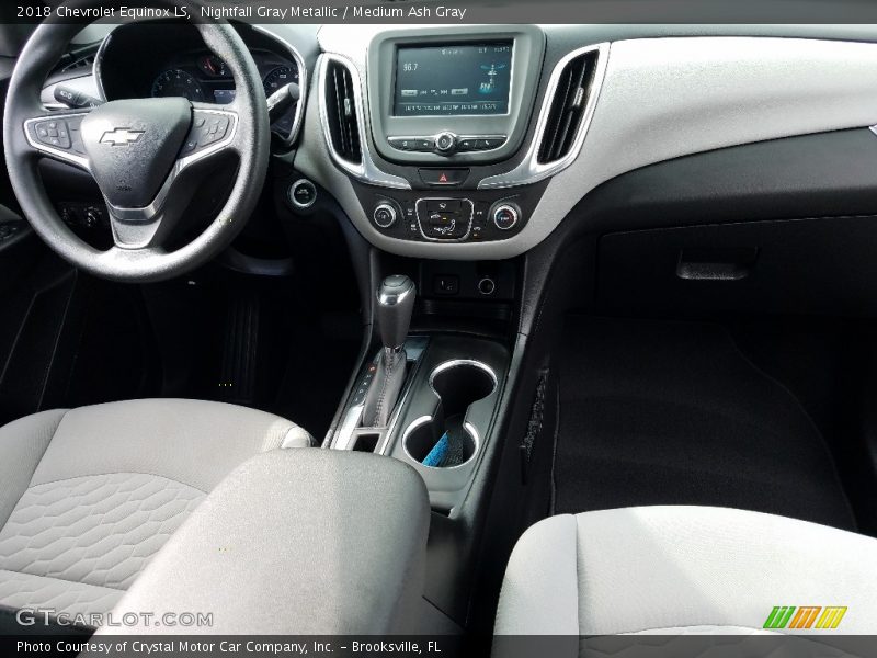 Nightfall Gray Metallic / Medium Ash Gray 2018 Chevrolet Equinox LS
