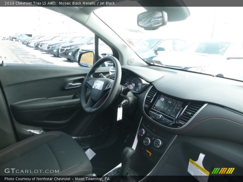 Mosaic Black Metallic / Jet Black 2019 Chevrolet Trax LS AWD