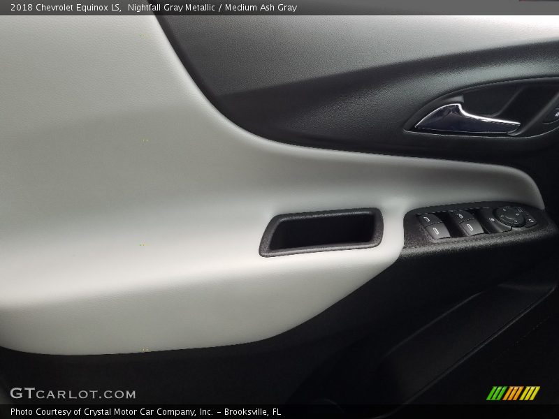 Nightfall Gray Metallic / Medium Ash Gray 2018 Chevrolet Equinox LS