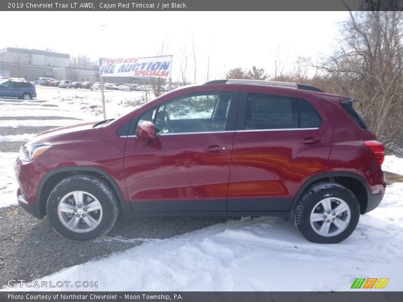 Cajun Red Tintcoat / Jet Black 2019 Chevrolet Trax LT AWD