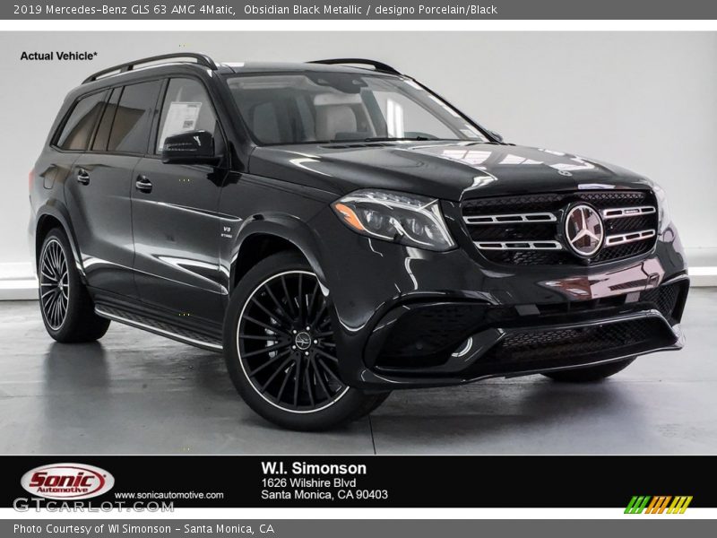 Obsidian Black Metallic / designo Porcelain/Black 2019 Mercedes-Benz GLS 63 AMG 4Matic