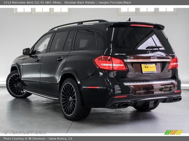 Obsidian Black Metallic / designo Porcelain/Black 2019 Mercedes-Benz GLS 63 AMG 4Matic