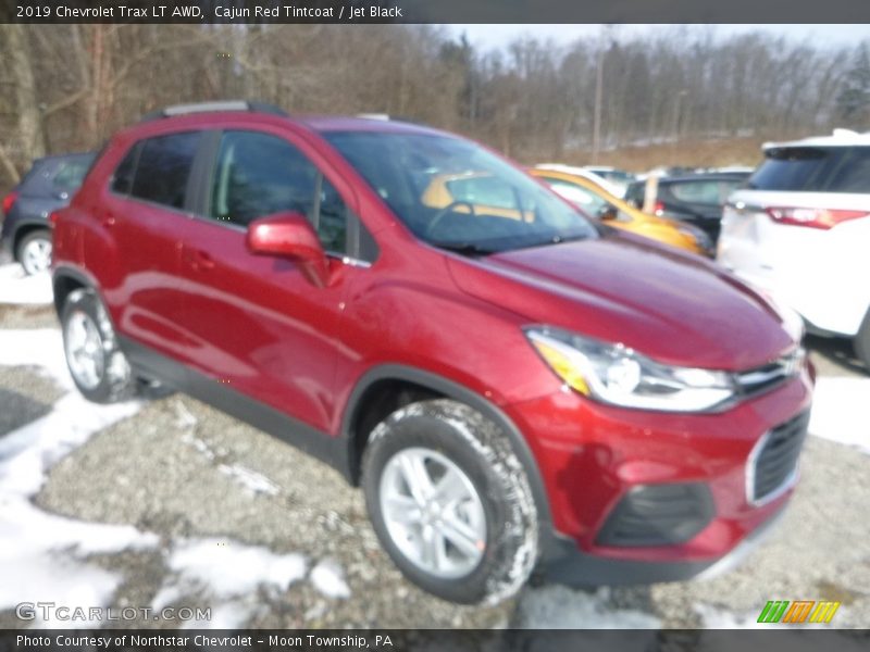 Cajun Red Tintcoat / Jet Black 2019 Chevrolet Trax LT AWD