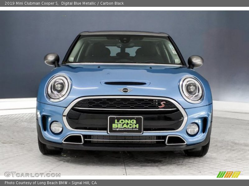 Digital Blue Metallic / Carbon Black 2019 Mini Clubman Cooper S