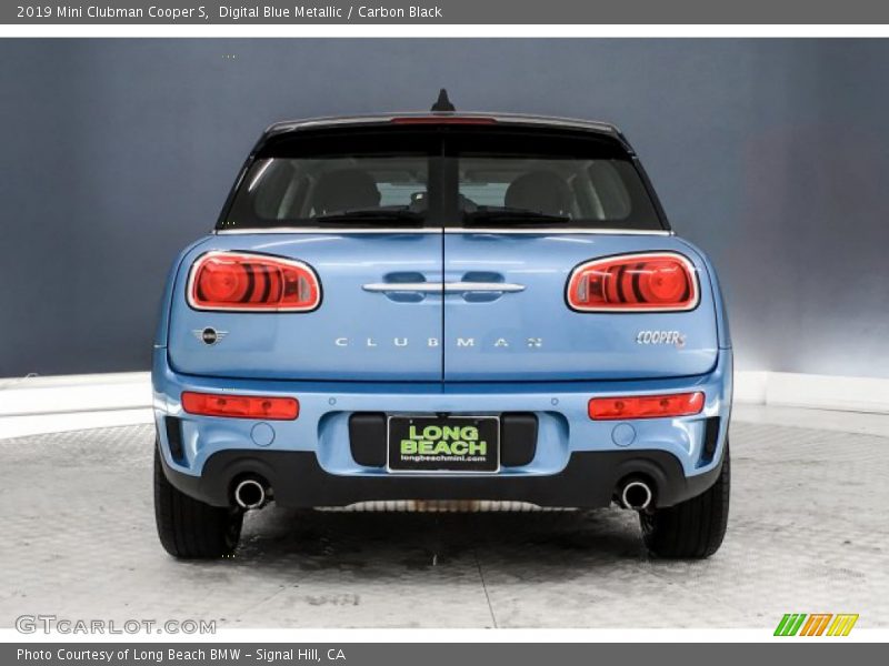 Digital Blue Metallic / Carbon Black 2019 Mini Clubman Cooper S