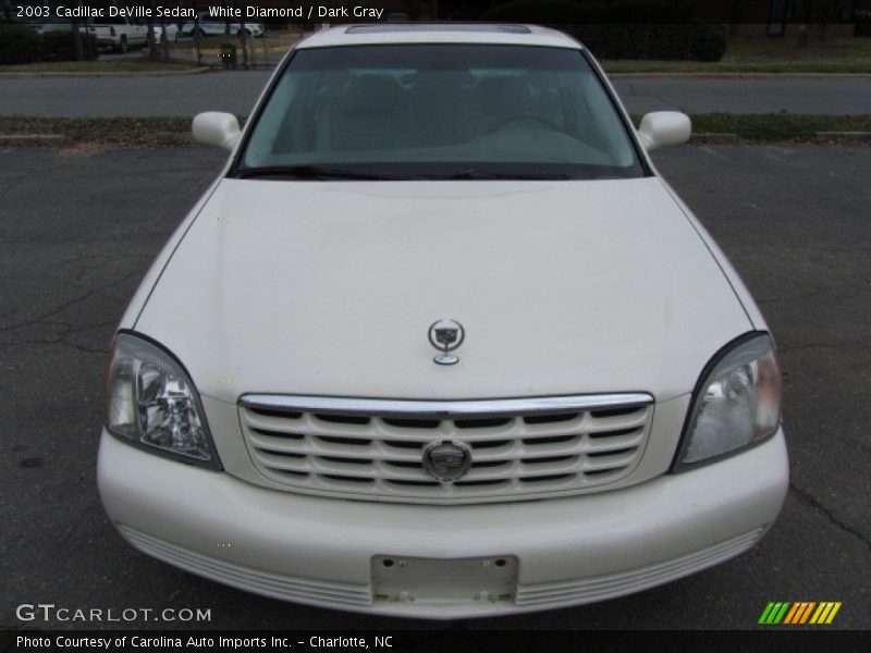 White Diamond / Dark Gray 2003 Cadillac DeVille Sedan