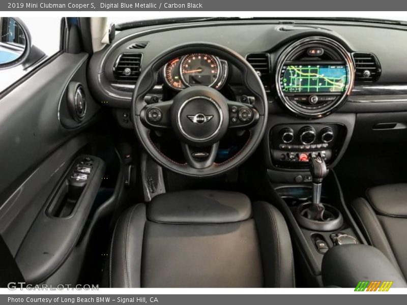 Digital Blue Metallic / Carbon Black 2019 Mini Clubman Cooper S