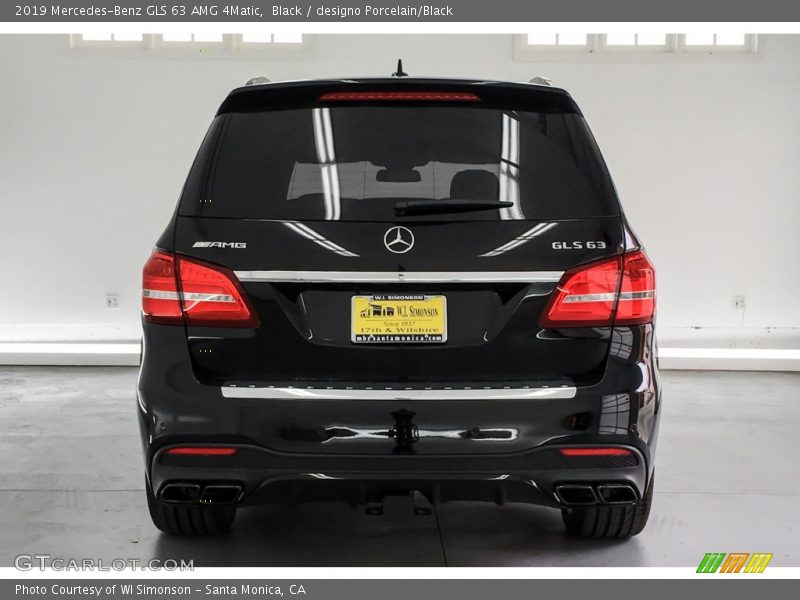 Black / designo Porcelain/Black 2019 Mercedes-Benz GLS 63 AMG 4Matic