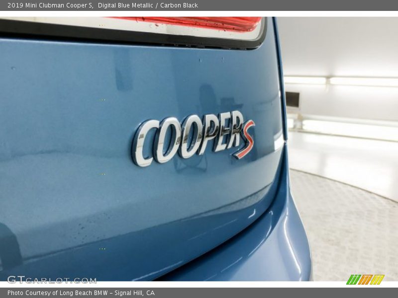 Digital Blue Metallic / Carbon Black 2019 Mini Clubman Cooper S