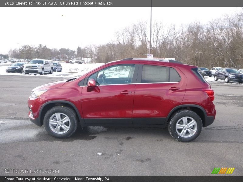 Cajun Red Tintcoat / Jet Black 2019 Chevrolet Trax LT AWD