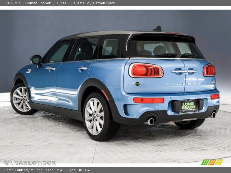 Digital Blue Metallic / Carbon Black 2019 Mini Clubman Cooper S