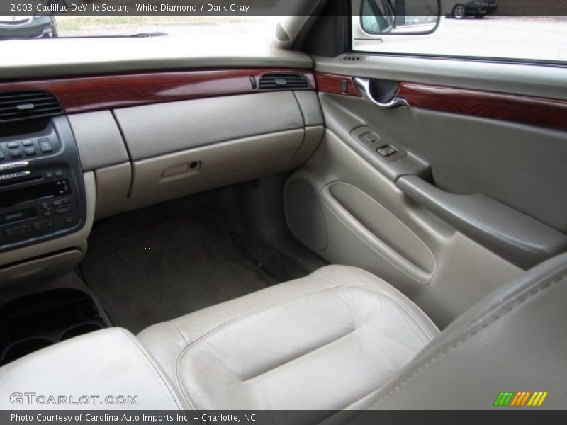 White Diamond / Dark Gray 2003 Cadillac DeVille Sedan