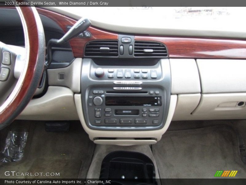 White Diamond / Dark Gray 2003 Cadillac DeVille Sedan