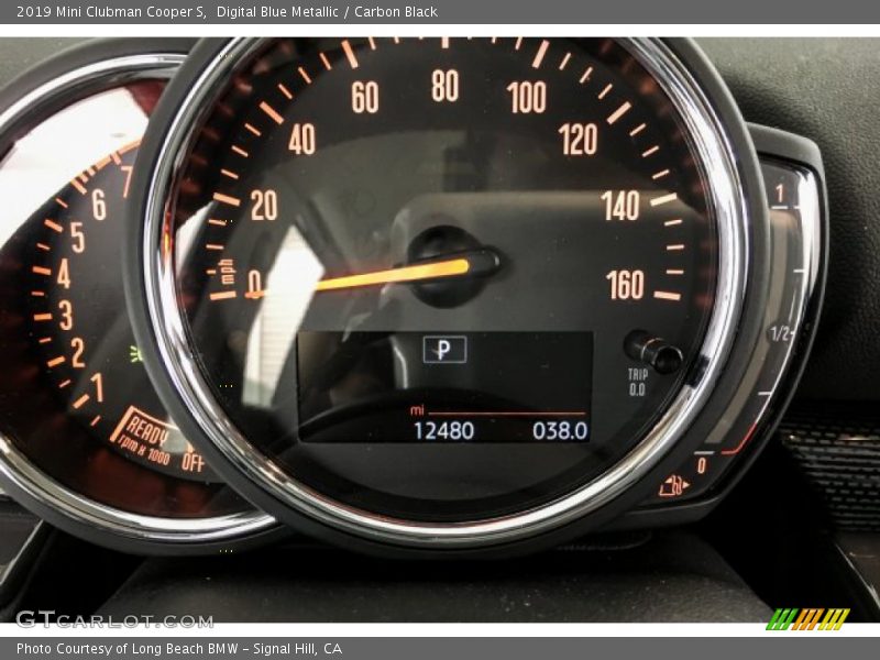 Digital Blue Metallic / Carbon Black 2019 Mini Clubman Cooper S
