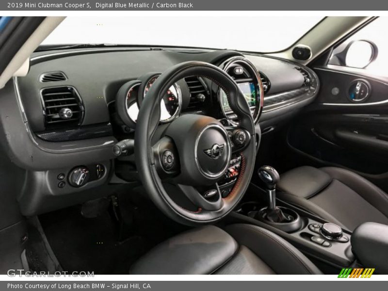 Digital Blue Metallic / Carbon Black 2019 Mini Clubman Cooper S