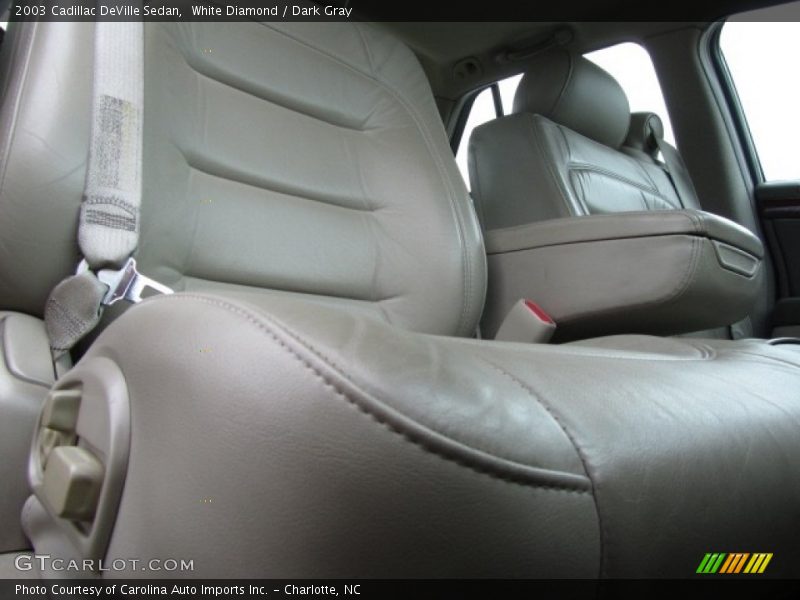 White Diamond / Dark Gray 2003 Cadillac DeVille Sedan