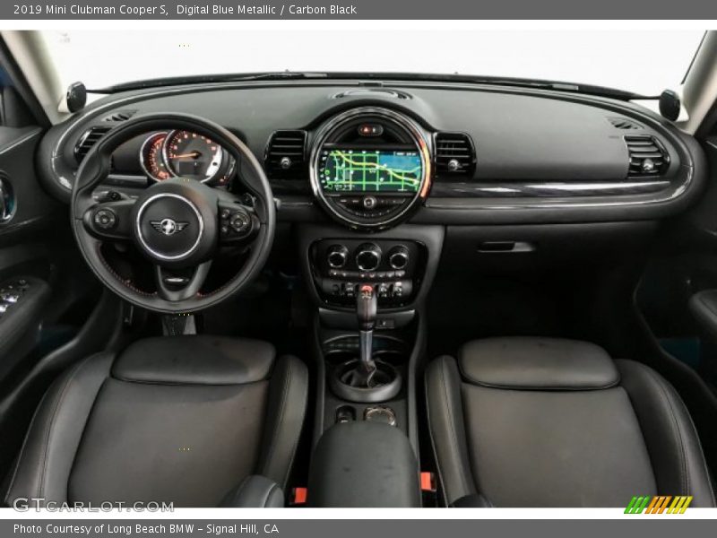 Digital Blue Metallic / Carbon Black 2019 Mini Clubman Cooper S