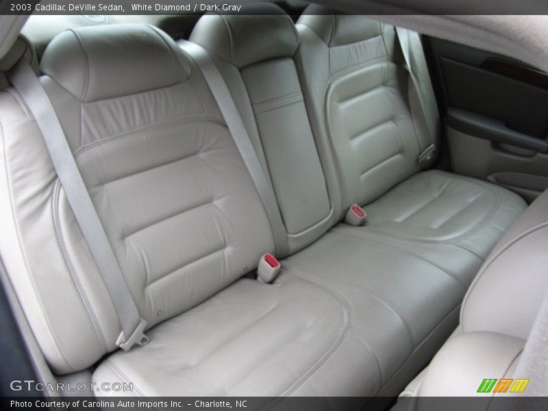 White Diamond / Dark Gray 2003 Cadillac DeVille Sedan